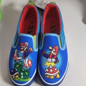 Nintendo Super Mario Blue and Red Sneakers
